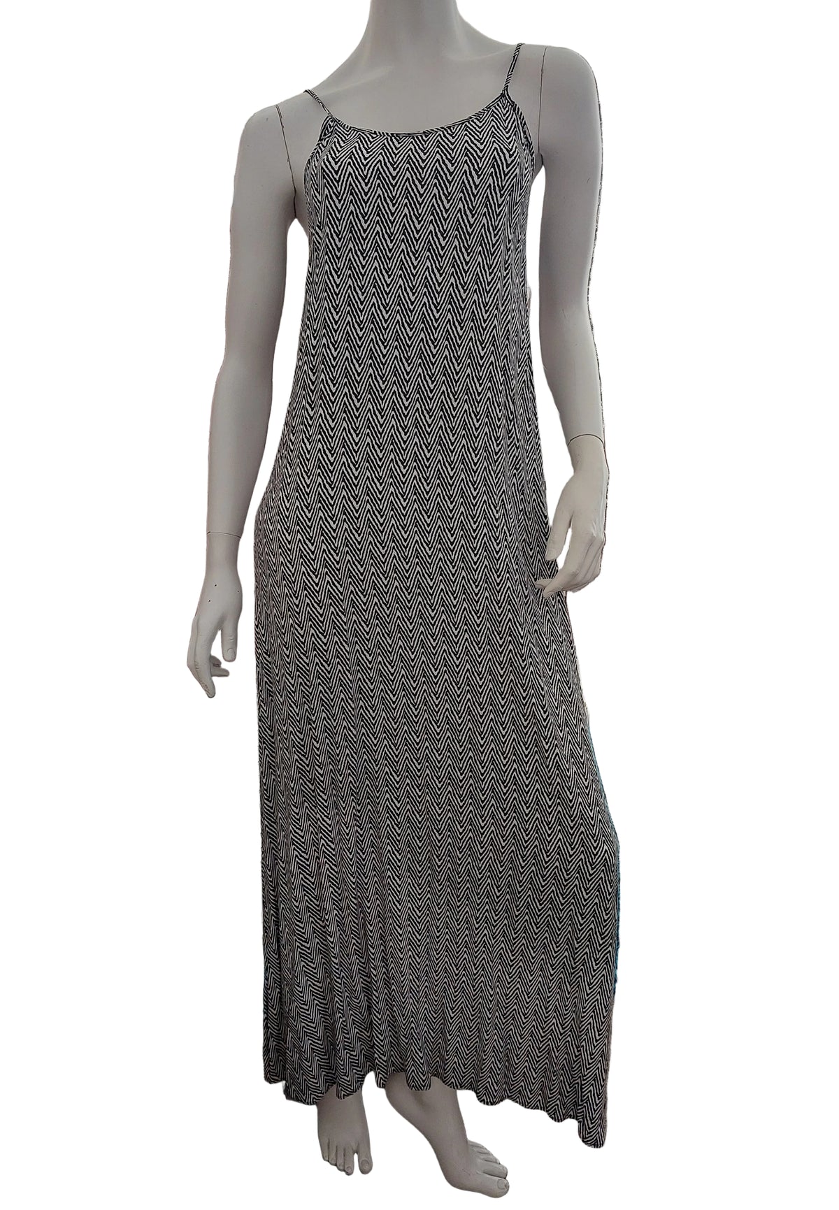 Glassons black & white maxi Summer dress, size 10