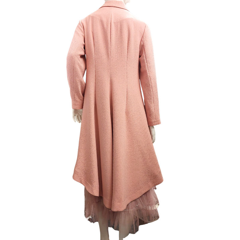 Annah S peach coat size M 12