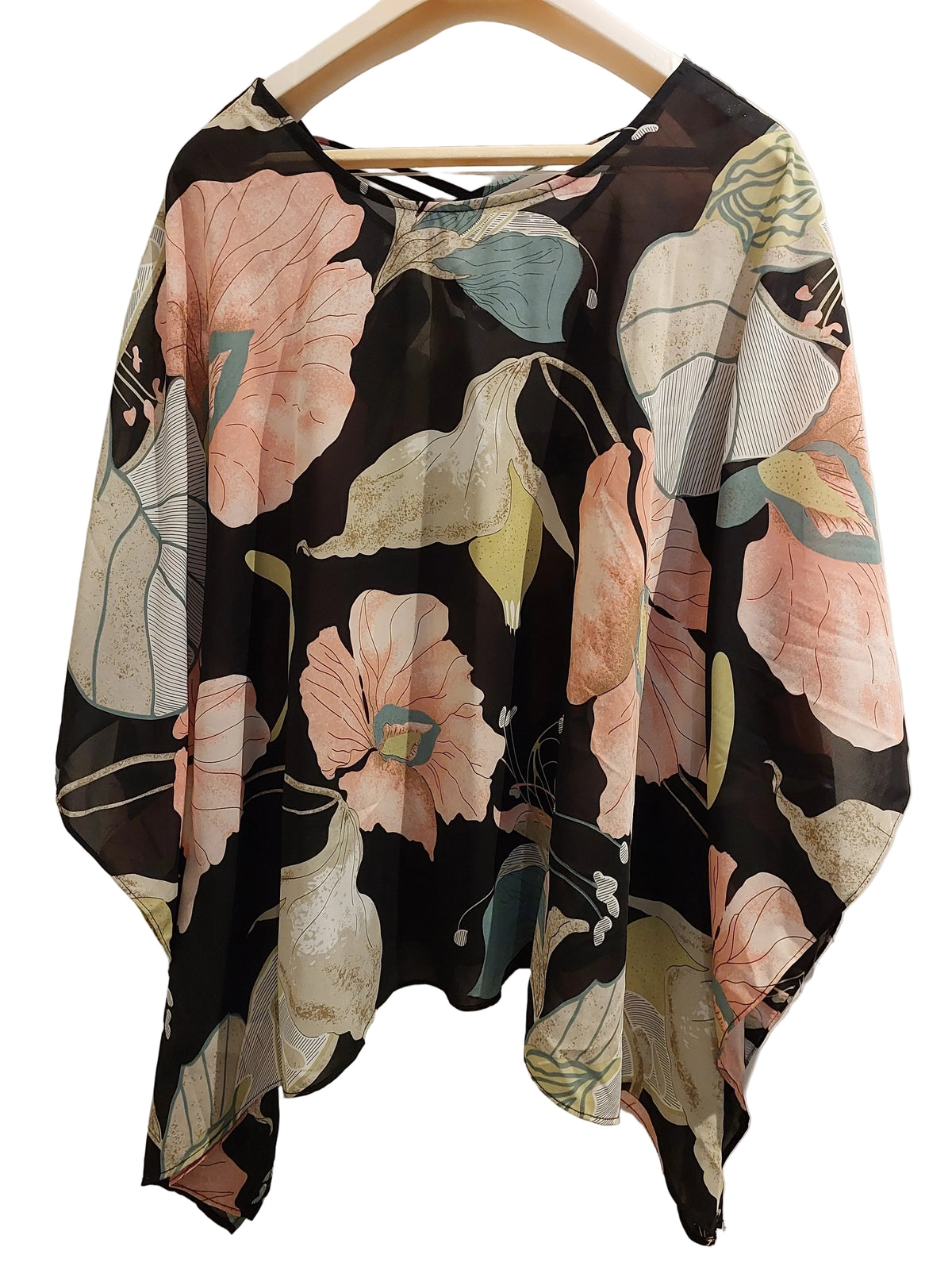 Floral print chiffon top, 12/ 14/16