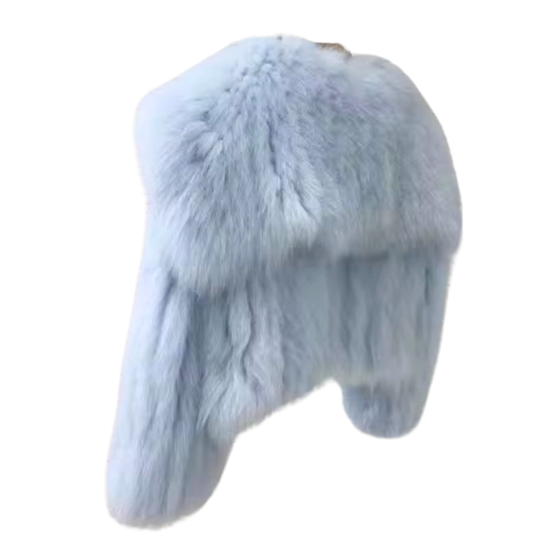 NEW Faux fur blue cropped jacket, size 10-12