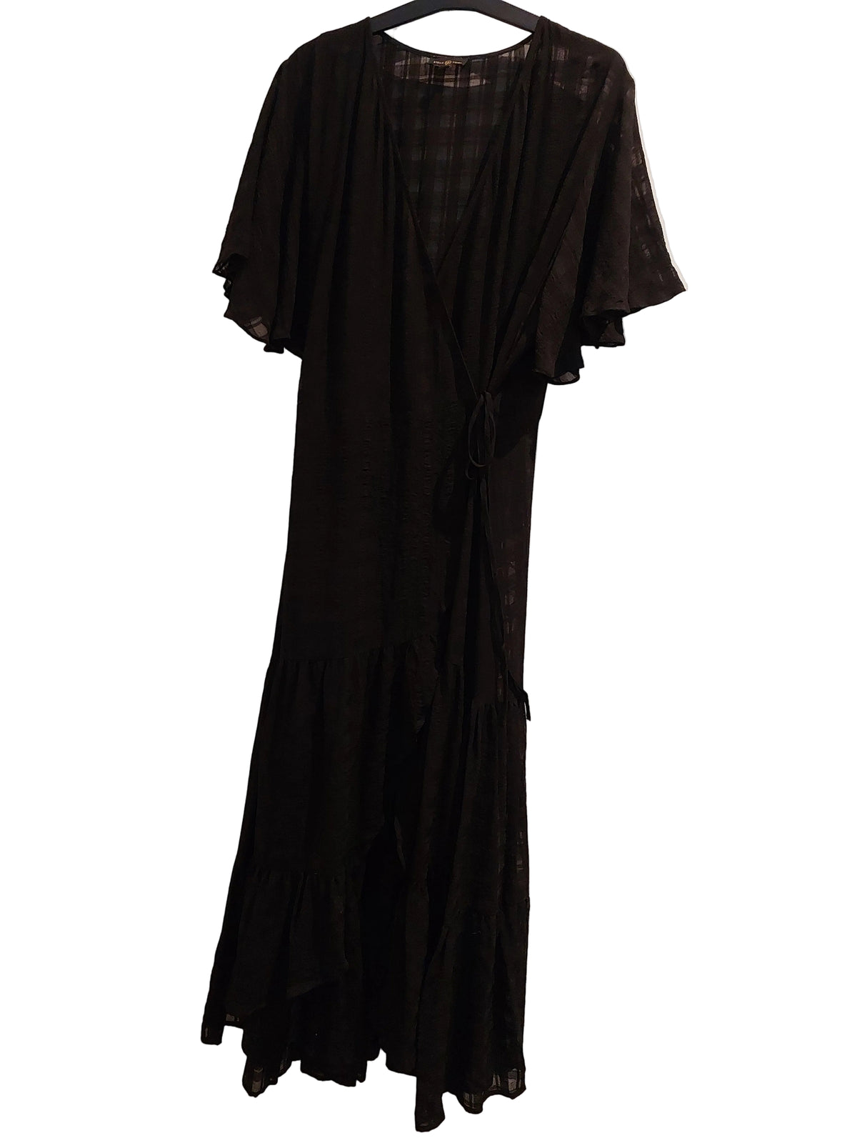 Stella Royal black cross over maxi dress, size 1/14-16