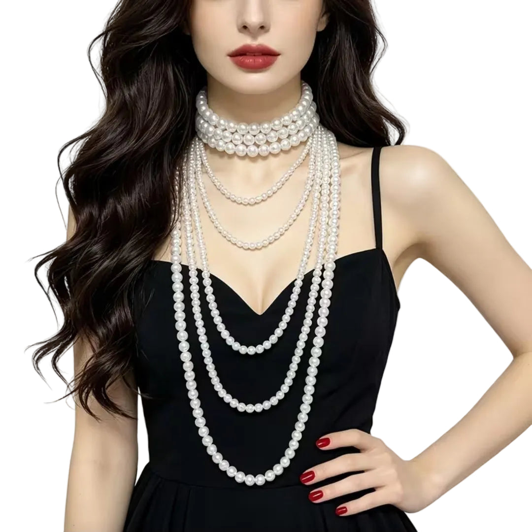 NEW faux pearl necklaces
