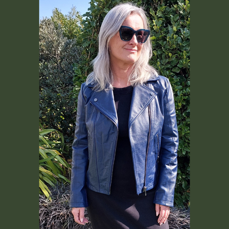 DIESEL genuine leather jacket, size 8-10, retail $384