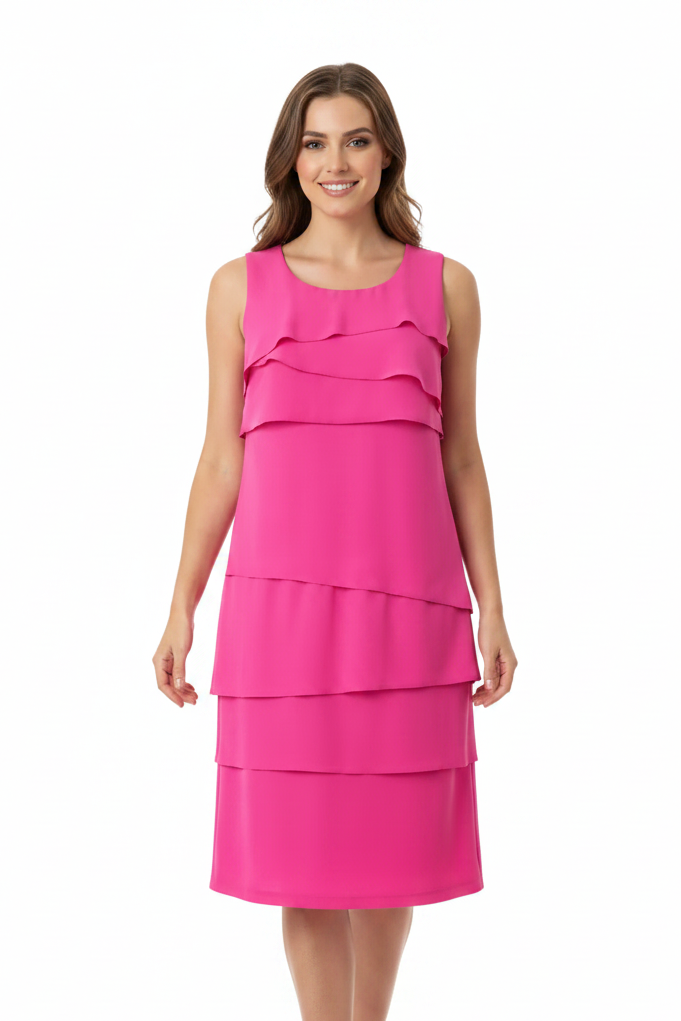 Joseph Ribcoff pink dress, size 16
