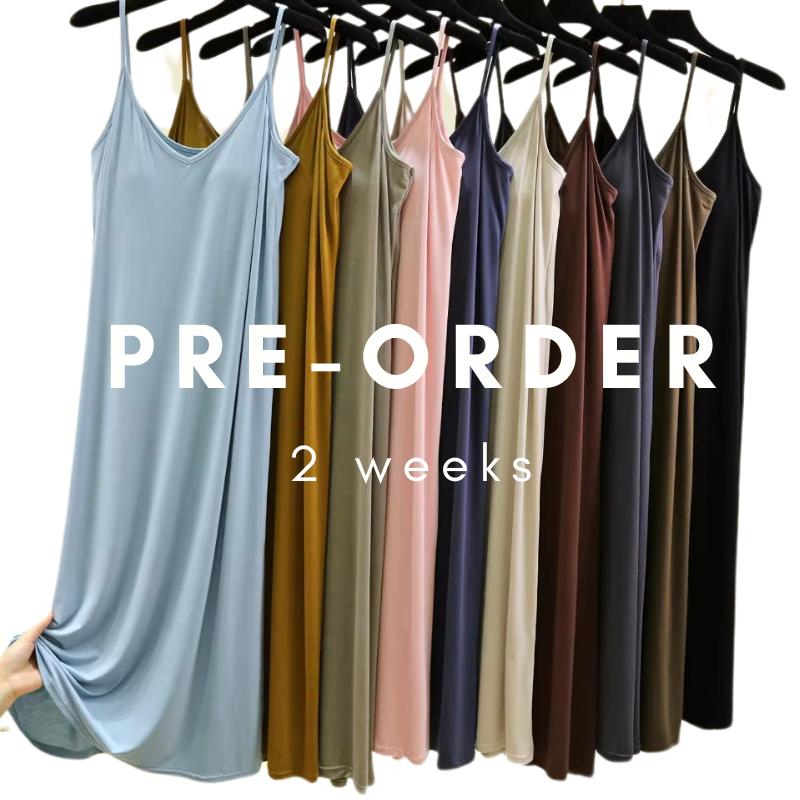 NEW viscose mid calf slip, size 6-20, PRE-ORDER 2 weeks