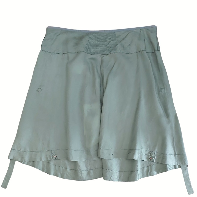 NEW JNBY green silky mini skirt, size 10