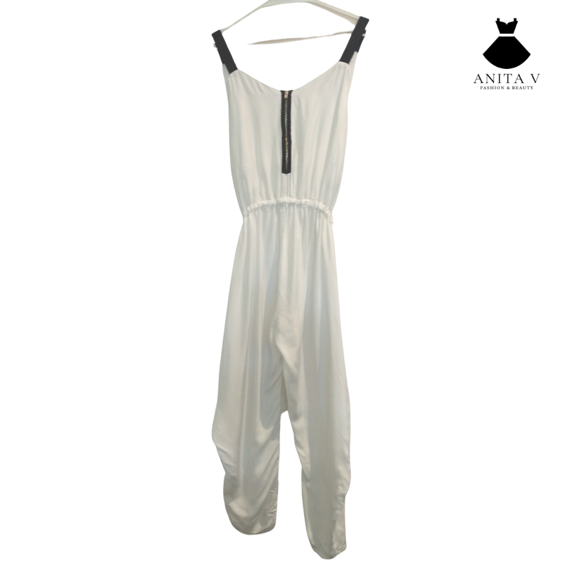 Taylor white jumpsuit, size L/12-HIRE