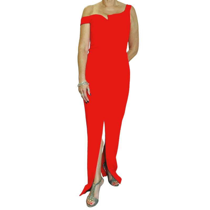 Bariano red formal/ball dress, size 12-HIRE Anita V Fashion & Beauty Bariano red formal/ball dress, size 12-HIRE Anita V Fashion & Beauty