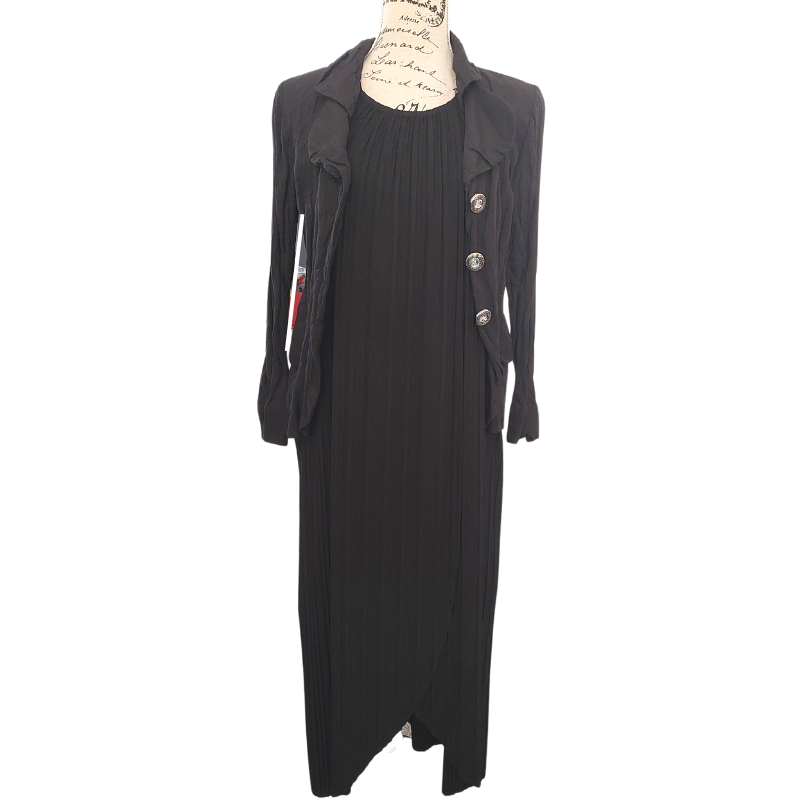 Andrea Moore black jacket, size 10-12