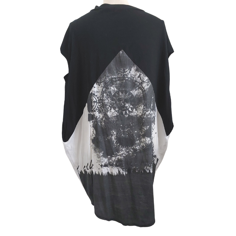 SOEUR black & white top/dress, size S/M 10-12-14