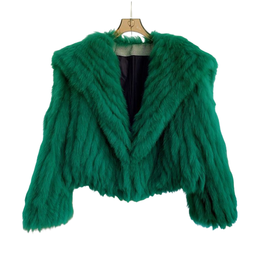 NEW Faux fur cropped jacket, size 8-14, choice of colours