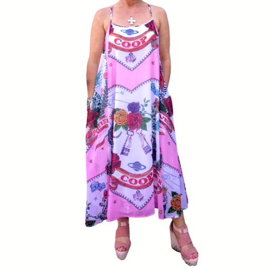 Coop pink Summer dress, size M/12