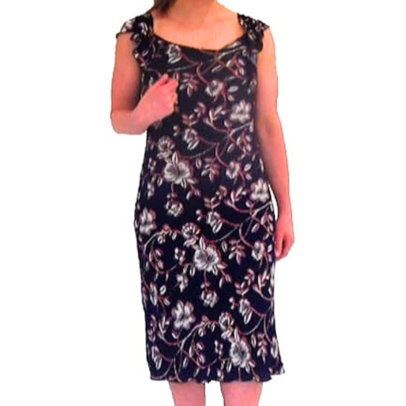 NEW Corina's navy floral dress, size 18 & 20, retail $299