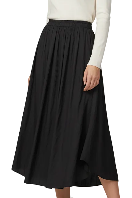 Witchery black midi skirt, size 6