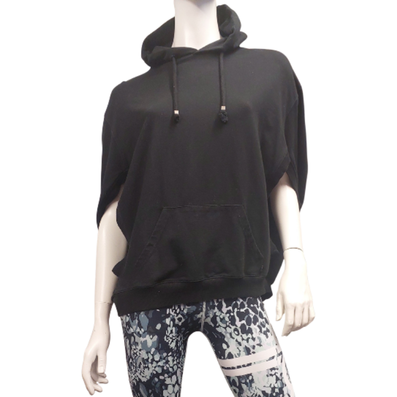 Federation sleeveless black sweater, size XS, fits 8, 10, 12