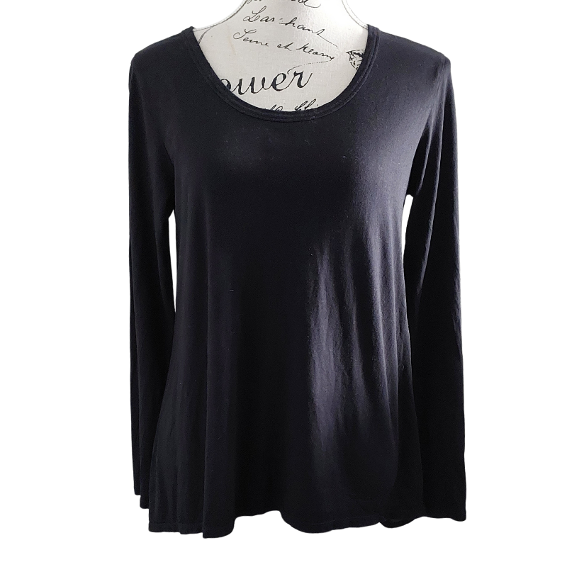 Memo black cotton top,  size S/10