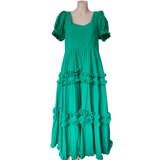 Trelise Cooper Spring green dress, size 8, RENT ONLY $70