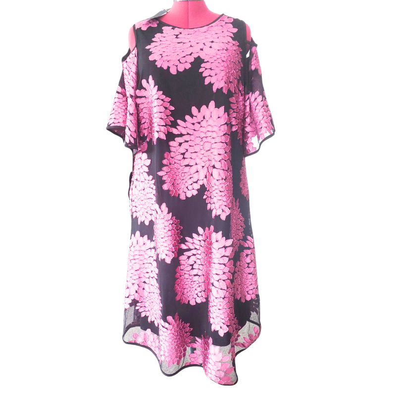 NEW TS pink floral dress, size XXS, 14