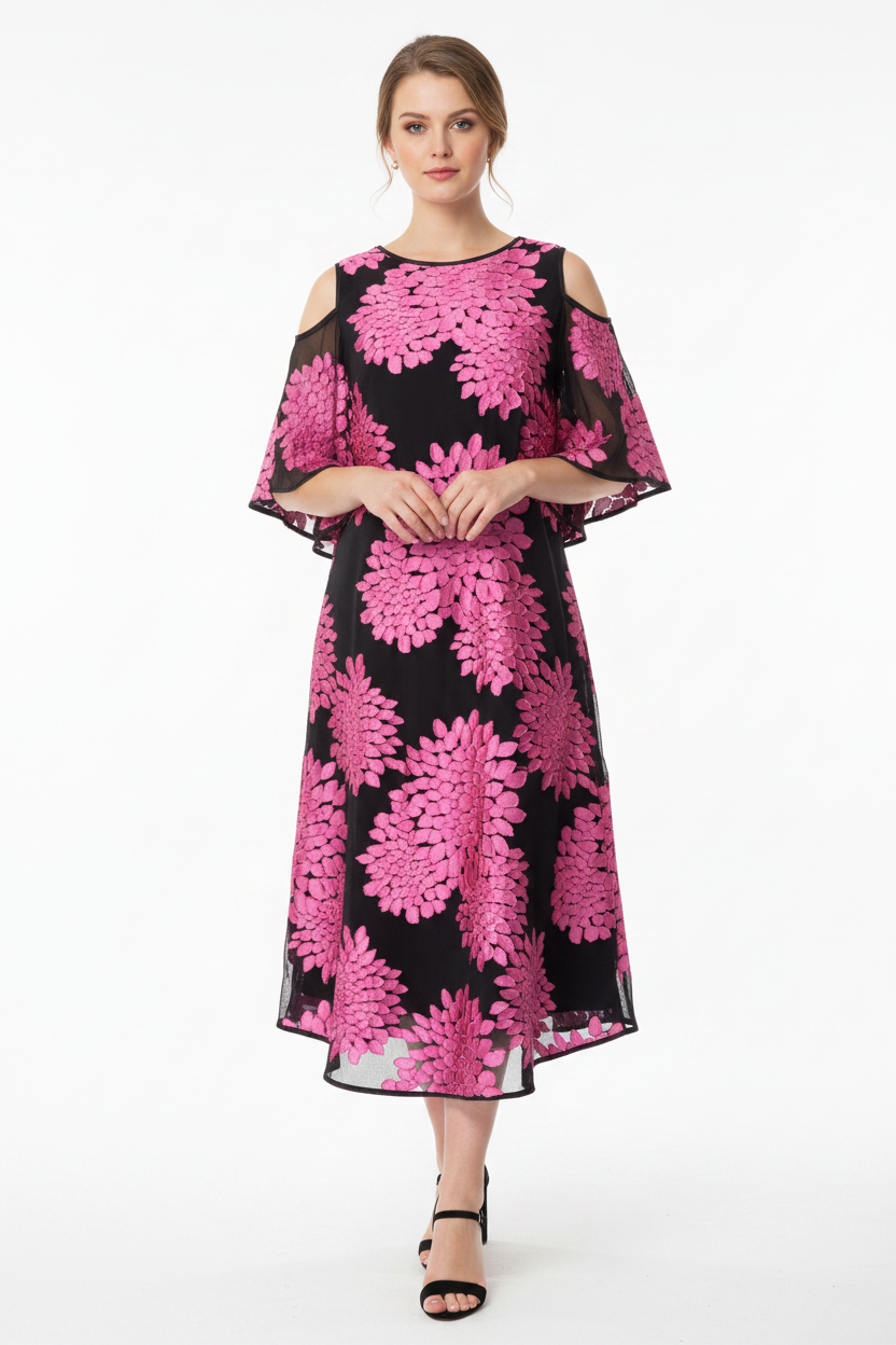 NEW TS pink floral dress, size XXS, 14