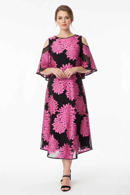 NEW TS pink floral dress, size XXS, 14