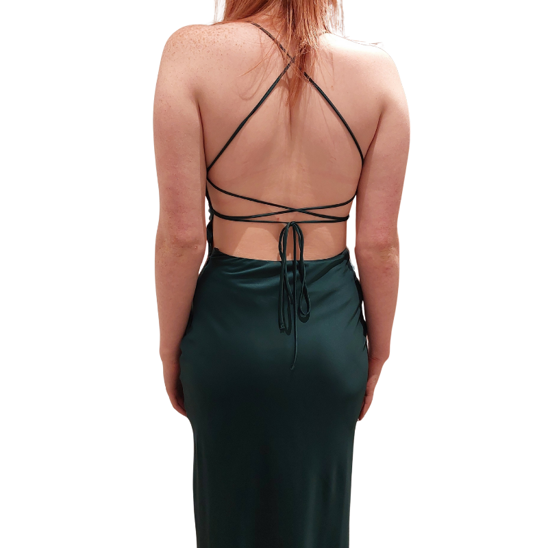 Thatssofetch emerald formal/ball dress, size 10-HIRE