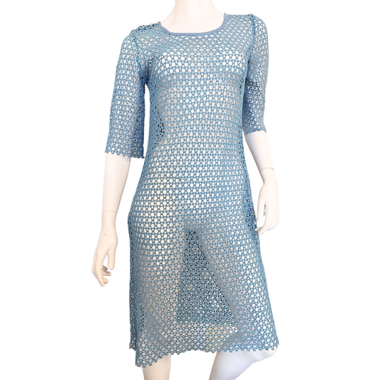 Charmaine Reveley blue dress, size 10