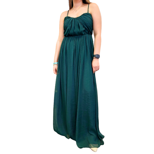 Forest green formal/ball dress, size 12