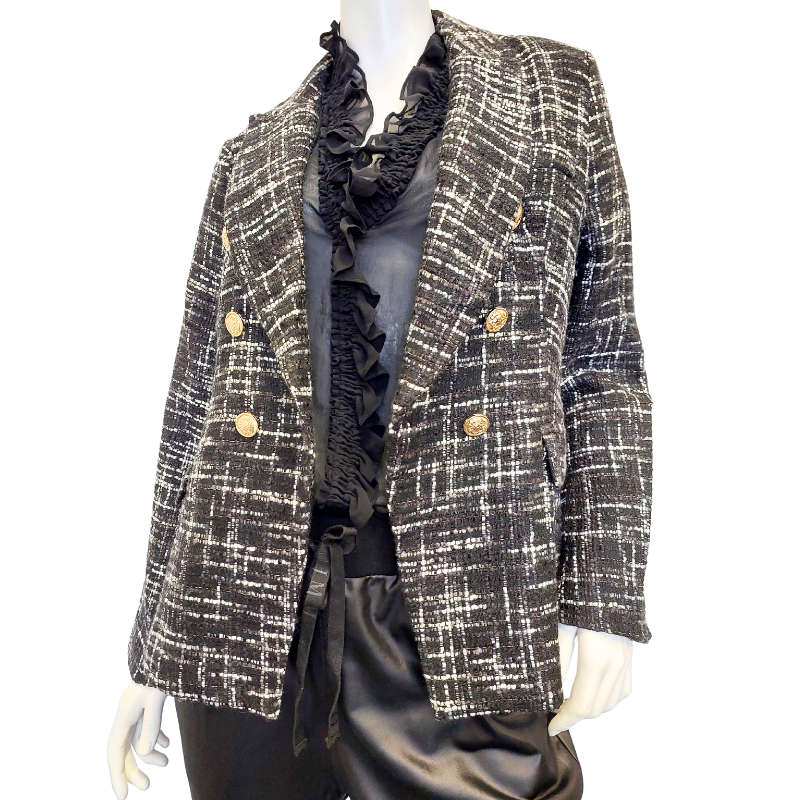 Fate & Becker black & white jacket, size 14