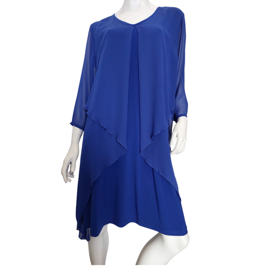 Swish blue formal dress, size 22