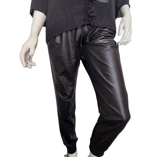 Mimoso black silky pants, size 12