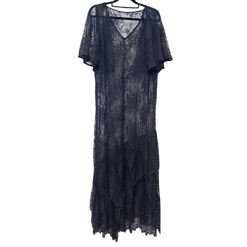 Black lace dress, size 16