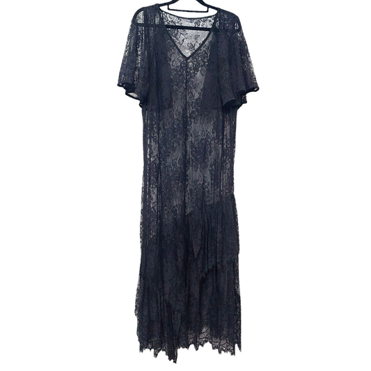 Black lace dress, size 16
