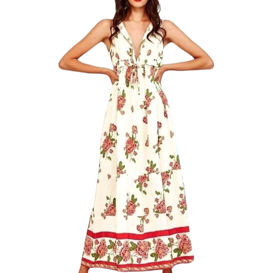 Cooper pink silk floral dress, size M 12