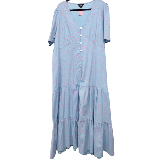 Thing Thing 100% cotton blue dress, size 16