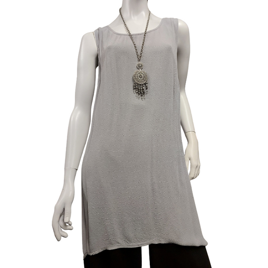 Hall NZ Designer grey layering top, size L, 14-16