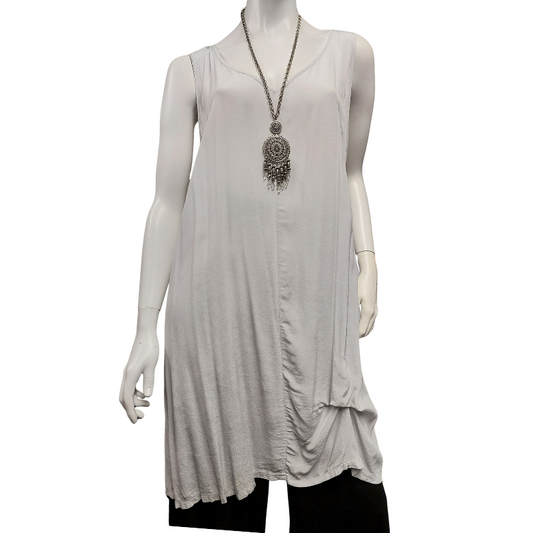 Chocolat grey slip dress, size 18