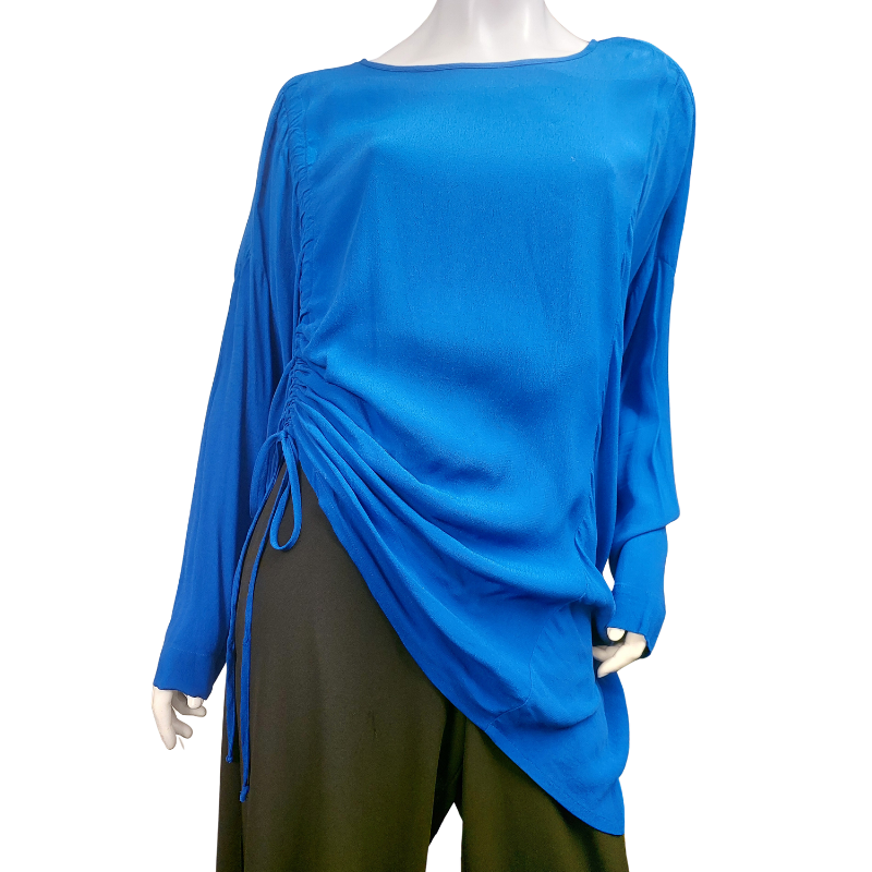 Maaike blue top, size M, 14