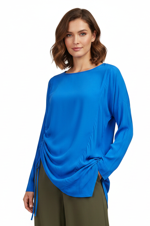 Maaike blue top, size M, 14