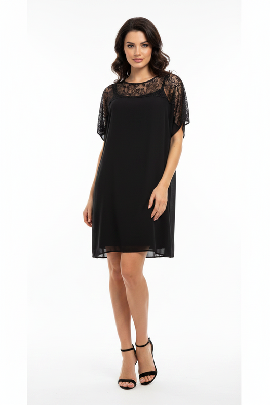 CHARMAINE REVERLEY NZ DESIGNER black dress, size 14