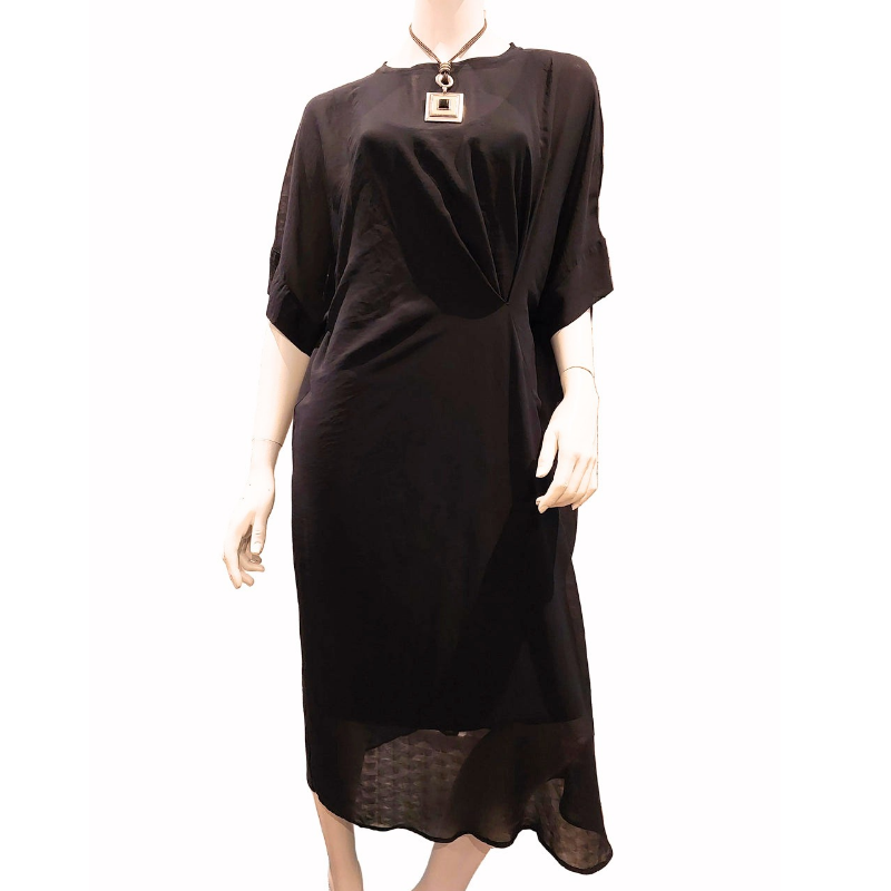 Moochi navy chiffon dress, size 10