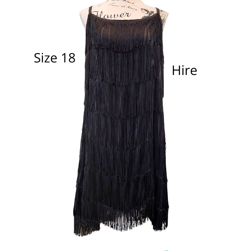 NEW City Chic black Gatsby/Flapper formal dress, size 18