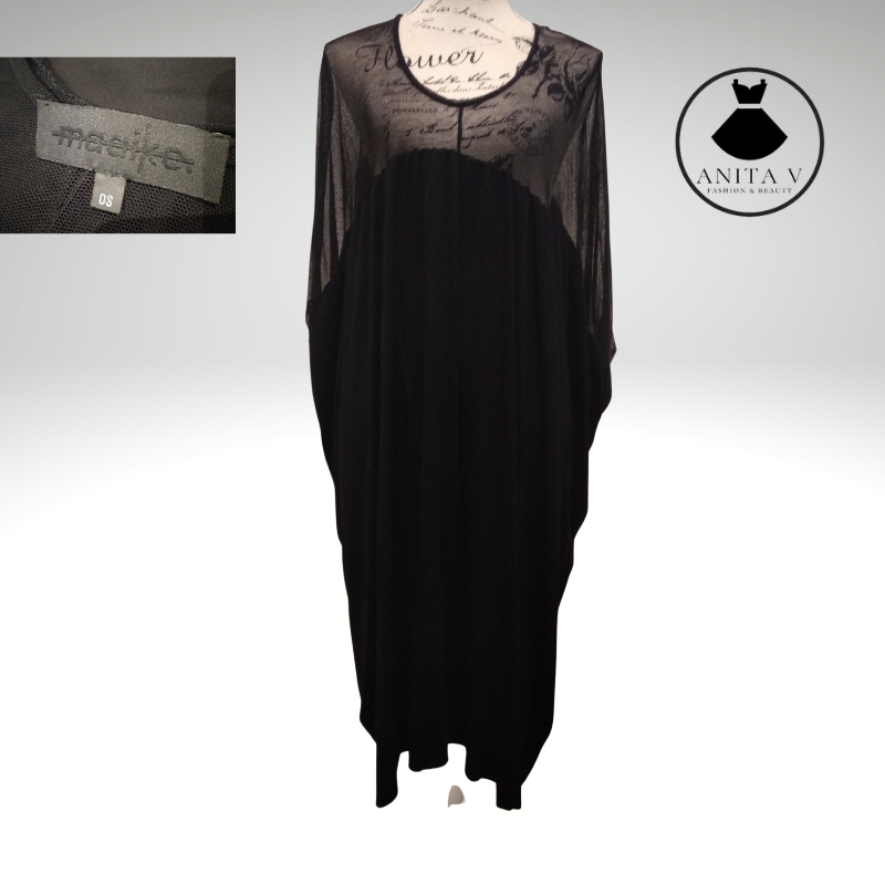 Maaike NZ Designer black dress,  size OSFM, retail $395