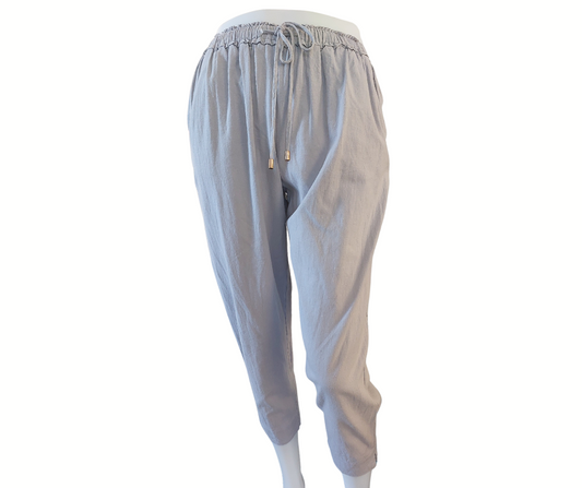 Tuesday grey Summer pants, size 8-10