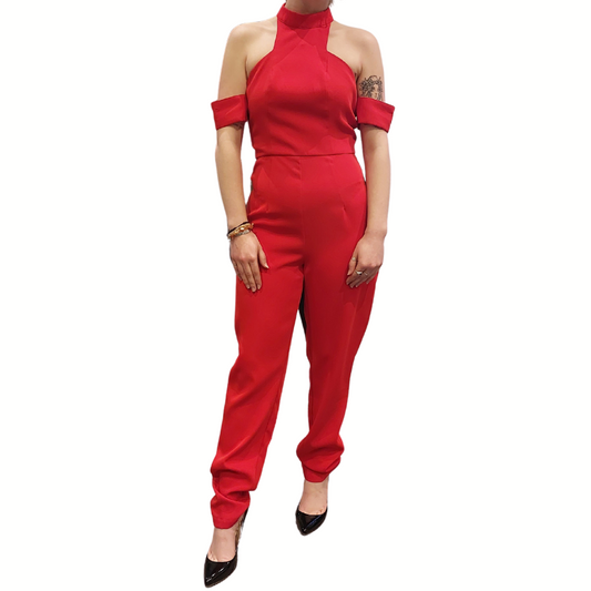 MOSSMAN red jumpsuit, size 10