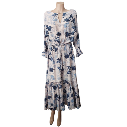 Loobies Story blue floral dress, size 10