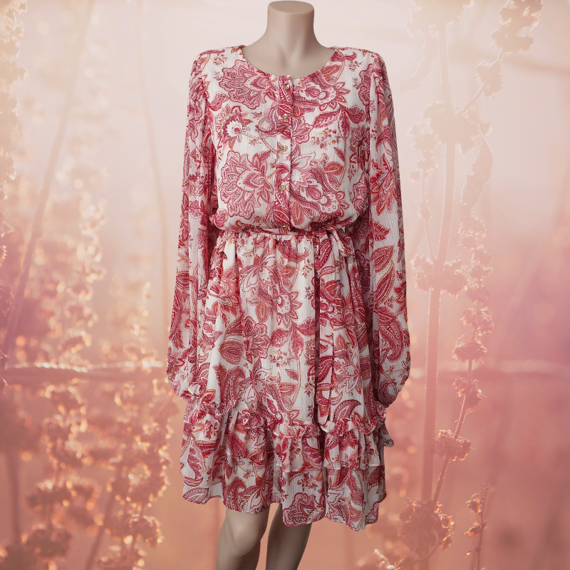 Augustine Spring tones floral dress, size S/10