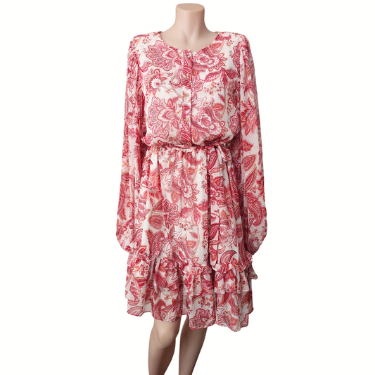 Augustine Spring tones floral dress, size S/10