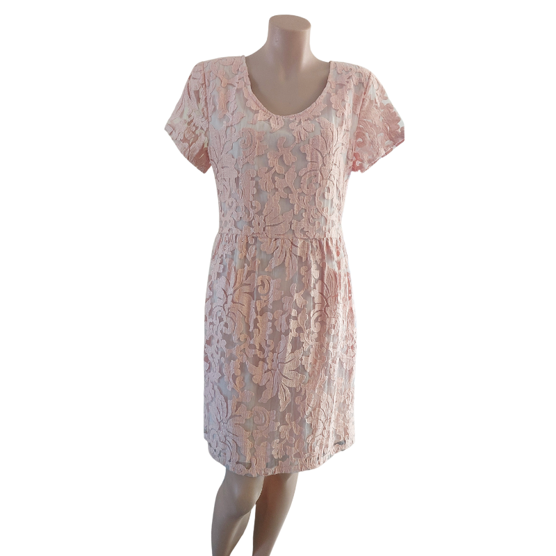 Augustine apricot lace dress, size XS/8