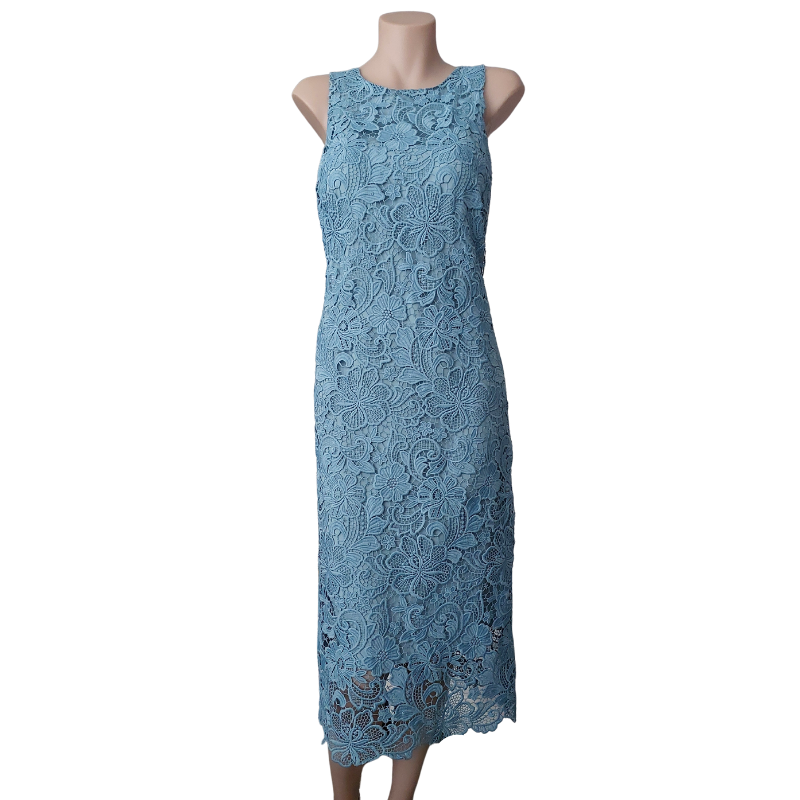 Curate blue lace dress, size M/12