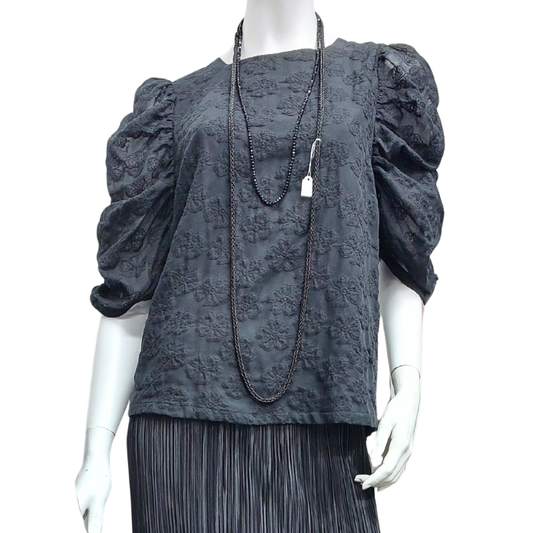 Rue de Femme black top, size 14